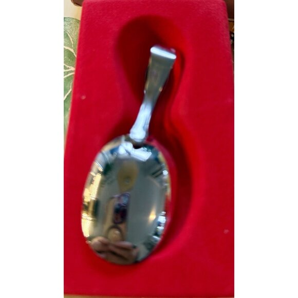 Baby spoon folded stainless Oneida Vntg in Box Mike Likes To Eat like A Grown Up - Picture 3 of 6